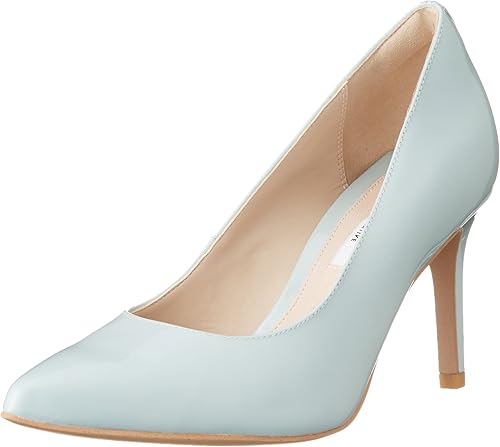 clarks blue court shoes