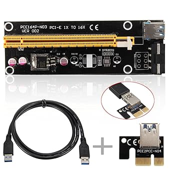 Elegiant 16x Pci E 1x Adapter Riser Card Extension Extender Adapter Card 1 M Usb 3 0 Cable For Bitcoin Mining Mining Machine Amazon De Gewerbe Industrie Wissenschaft Elegiant 16x Pci E 1x Adapter Riser Card Extension Extender Adapter Card 1 M Usb 3 0 Cable For Bitcoin Mining Mining Machine Amazon De Gewerbe Industrie Wissenschaft