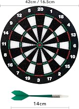 HelaCueil Safe Dartboard Set Ø42cm 16.5 inch with 6 Darts Soft Tip view 6