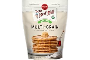 Bob's Red Mill Organic 7 Grain Pancake & Waffle Mix, 24oz (Pack of 1) - Organic, Whole Grain, Kosher