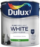 Dulux Silk Emulsion Paint Walls & Ceilings Pure Brilliant White 2.5L view 2