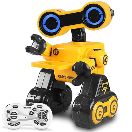 Ferngesteuertes Roboter Spielzeug für Kinder, Hbuds Intelligente Programmierung RC / Touch Sensor STEM Roboter mit LED-Licht,
