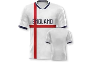 Ewucxo Men's Soccer Jersey Shirts Flag Polka Dot Pattern Uniforms Fashion Shirts Gifts for Soccer Fans Men S-3XL