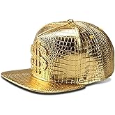 Hip Hop Hat,Flat-Brimmed Hat,Rock Cap,Adjustable Snapback Hat for Men and Women