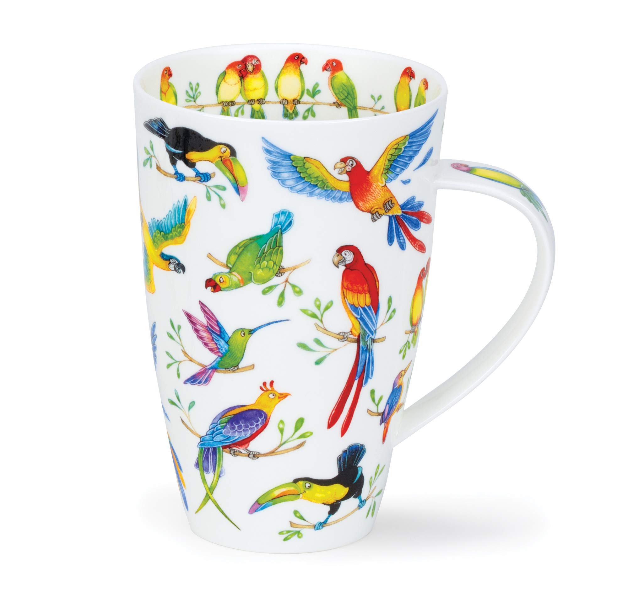 Dunoon Fine Bone China Henley Shape Animal World Mug - Made in England (Jungle Jive)
