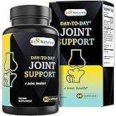 Best Naturals Day-to-Day Joint Support 90 Veg Capsules - Made with Vitmain D, K2, Calcium, Potassium, Turmeric, Glucosamine, Chondroitin, MSM