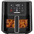Chefman Air Fryer – 6 QT Compact Airfryer for Quick & Easy Meals, Features Hi-Fry Technology for Extra Crisp, Easy-View Windo