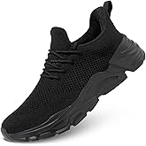 Wrezatro Men's Slip on Walking Shoes Ultra Light Breathable Non Slip Running Shoes Casual Fashion Sneakers Mesh Workout Sports