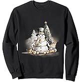 Winter Season Christmas Winter Snowman Sweatshirt