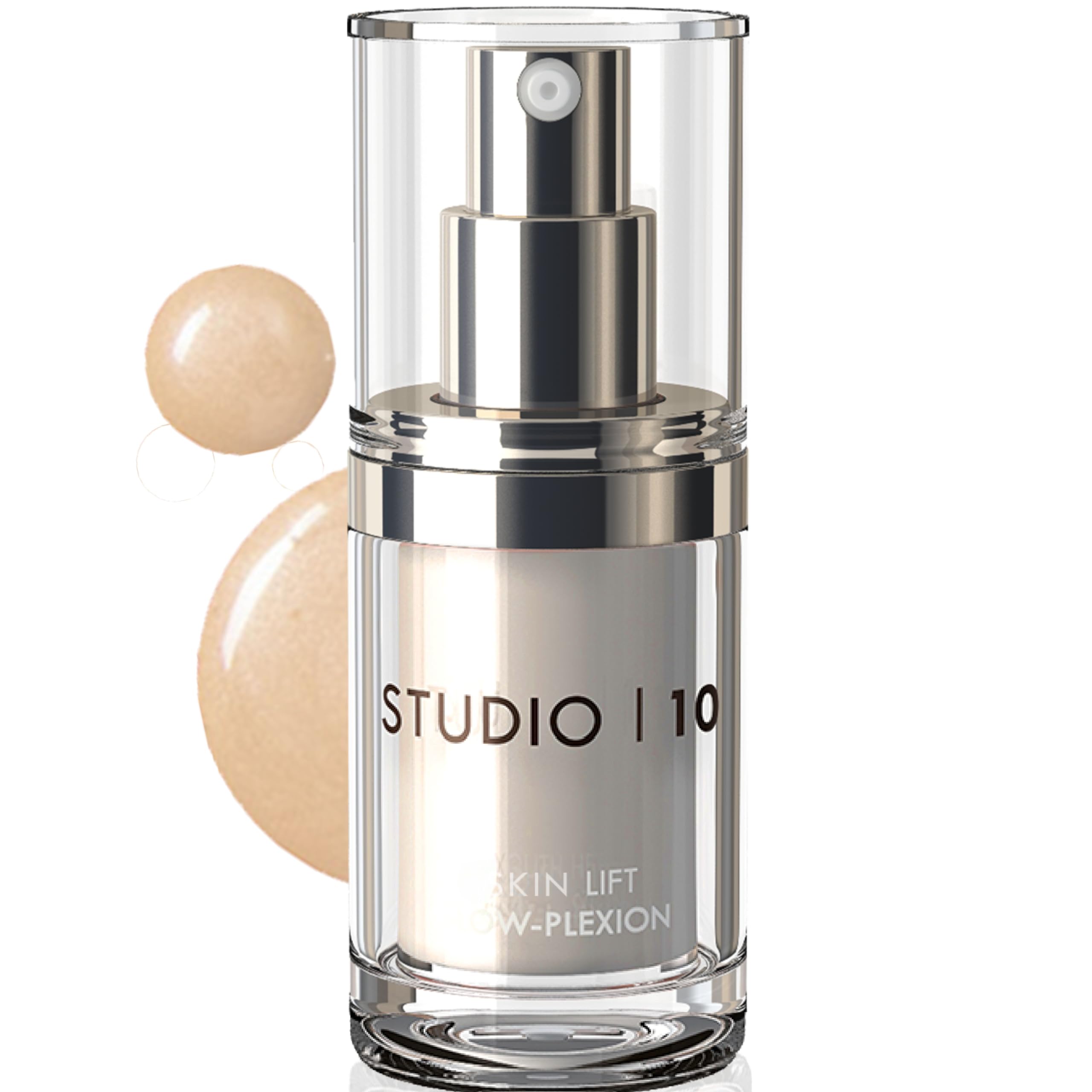 2-in-1 Primer & Liquid Highlighter – Hydrating Radiance Booster with Skincare for Mature Dry Skin