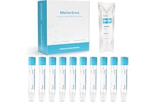 Meterbox 10ml PRP Tubes for PRP Systerm, ACD and Gel Glass Tube, Individually Wrapped Box of 10