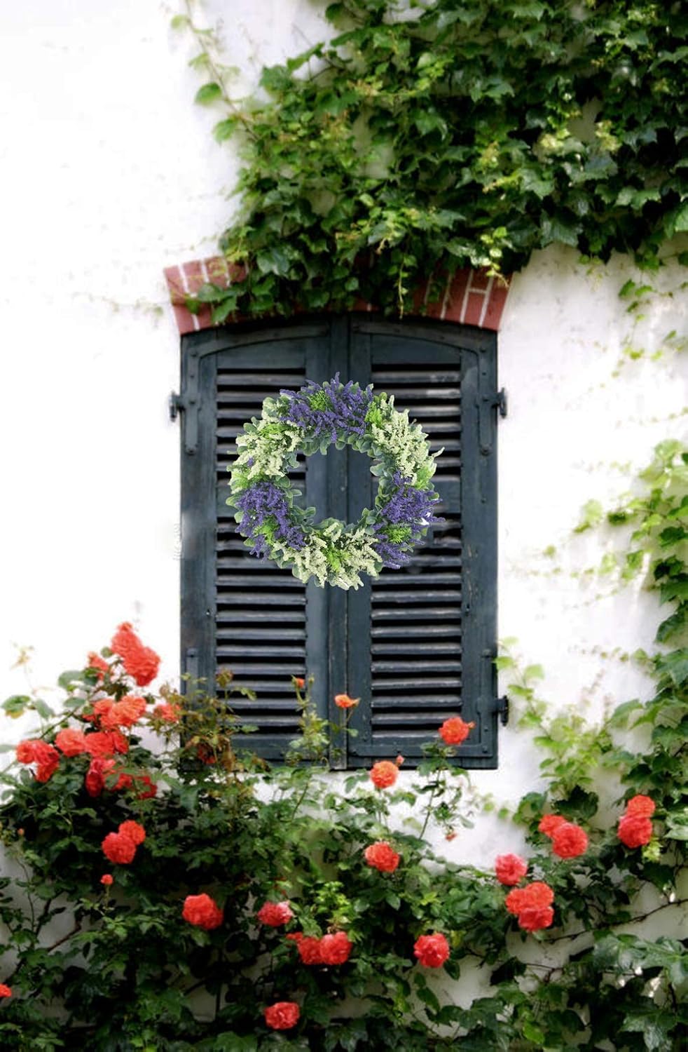 Wreaths Home Kitchen Gypsophila Wreath For Front Door Home Decor Lover Gift 17 Dried Hay And Floral Fall Wreath Round Wreath Forevercute Dried Gypsophila