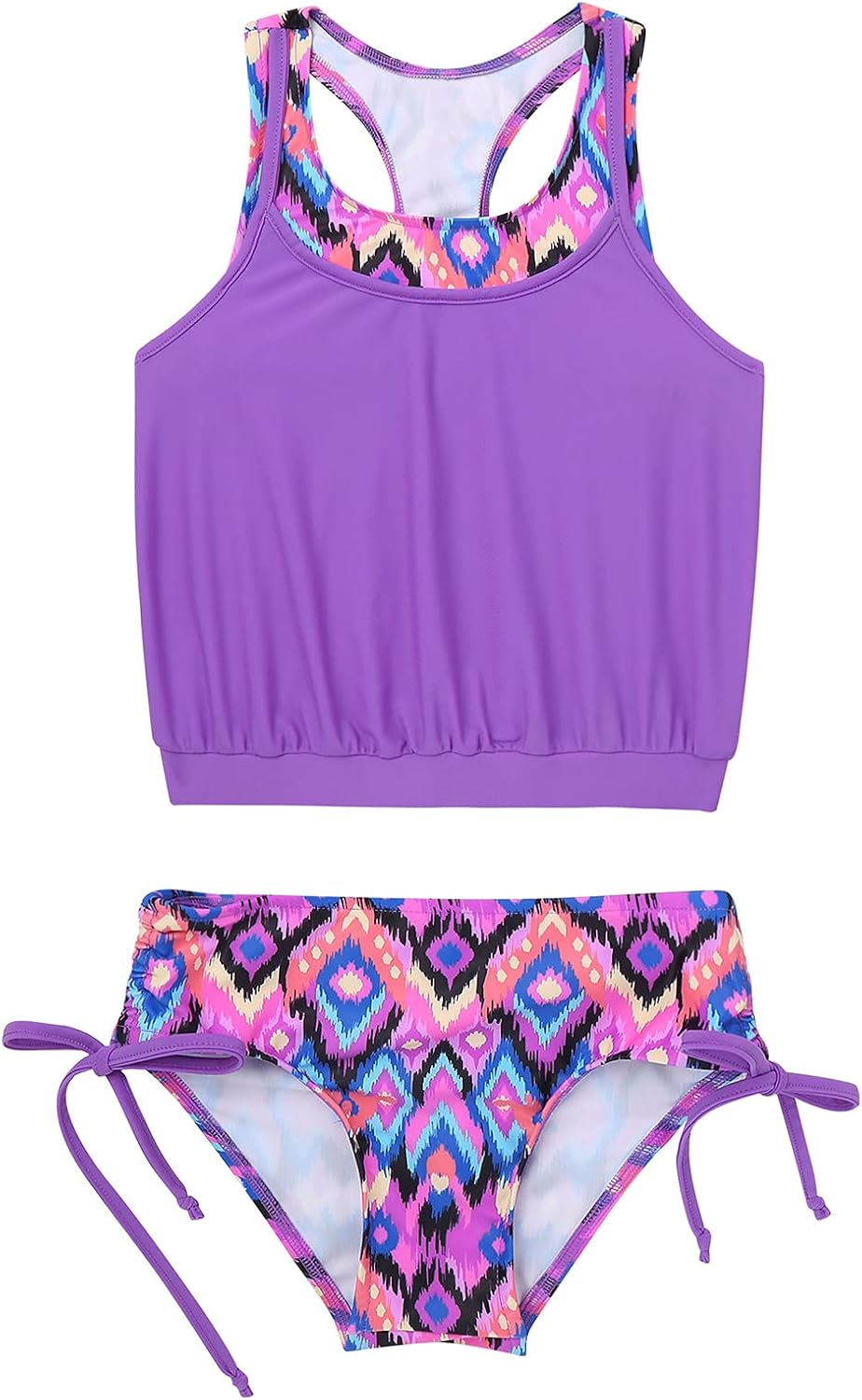 Maillot De Bain Ado 2 Pieces Maillot De Bain 1 Pièce Shorty Pour Fillette 1-5 Ans - Motifs Abeilles, Baleines, Cygnes Maillot De Bain Fille 12 Ans