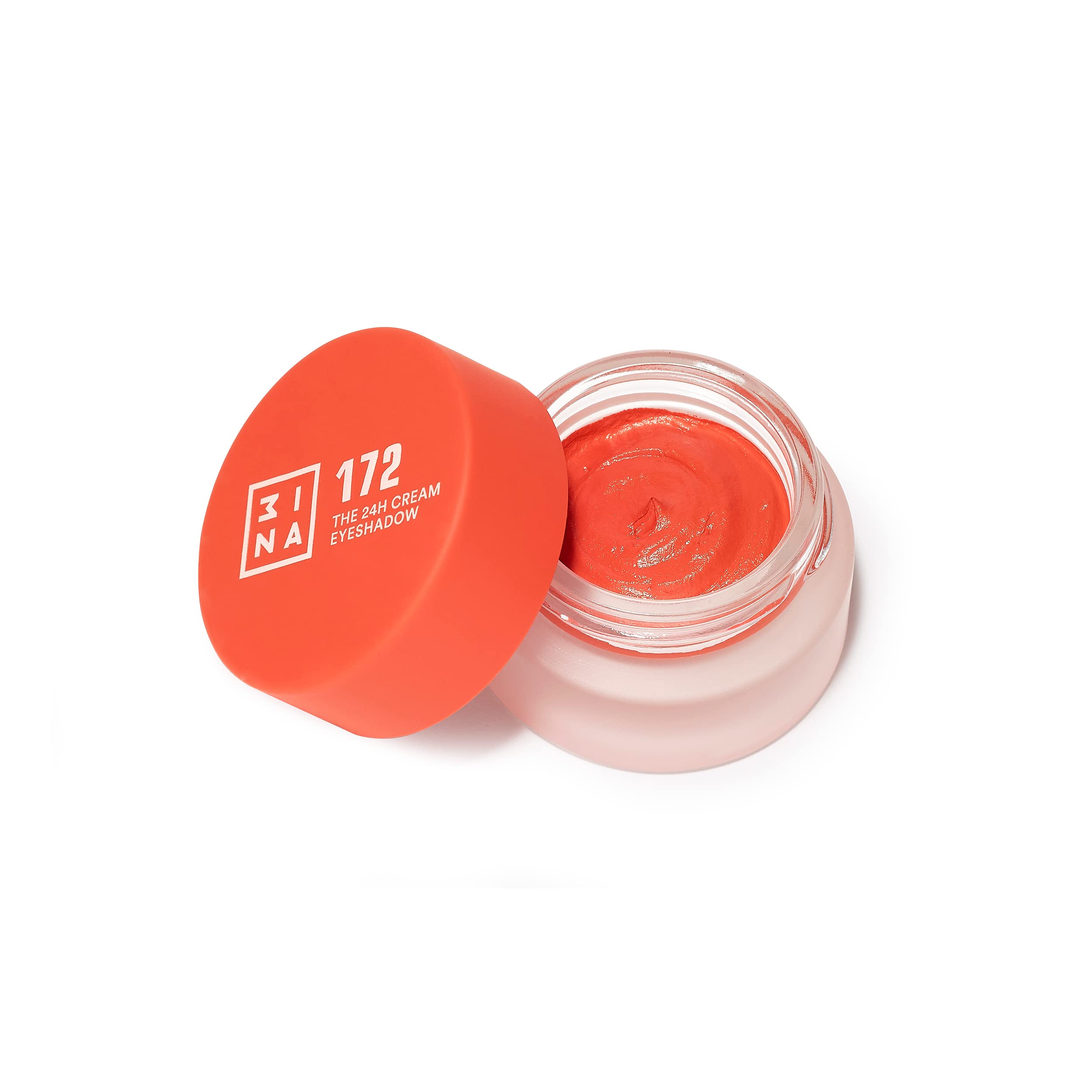 3INA MAKEUP - The 24h Cream Eyeshadow 172 - Orange - 24H Waterproof Fast Drying - Matte Shimmer Glitter Eyeshadow — image 1