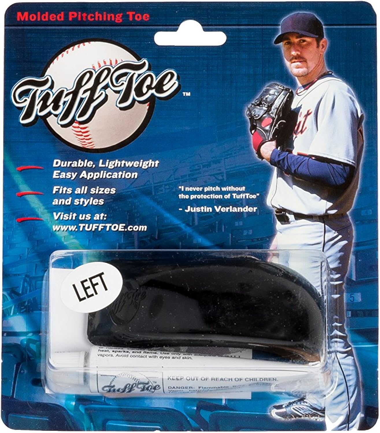 Molded Tuff Toe Pitchers Cleat Guard Protector Shoes