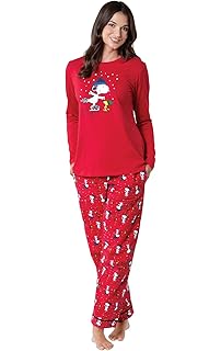 snoopy matching family pajamas