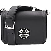 Marc Jacobs H900L01RE21 Black Women's Full Flap Logo Shoulder Bag