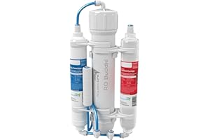 Aquatic Life RO Buddie 3-Stage Reverse Osmosis Water Filter System RO Filtration Units for Aquarium, 50 GPD