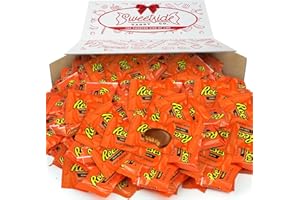SWEETSIDE CANDY CO. Milk Chocolate Peanut Butter Cups Bulk - Individually Wrapped Miniature Peanut Bite-Size Treat Candies Snack Encased in a Crunchy Milk Rich Chocolate Shell Melt in Your Mouth Craving, 5lb Bag, Party Candy