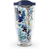 Tervis Kelly Ventura Protea Made in USA Double Walled Insulated Tumbler Travel Cup Keeps Drinks Cold & Hot, 24oz, Classic