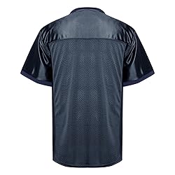 MESOSPERO Blank Football Jersey,Men's 90s Hip Hop