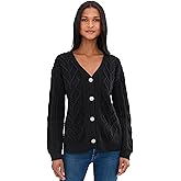 Splendid Womens Harlow Hearts Cardigan