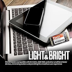 DATO M.2 2242 SSD 1TB, PCIe Gen3x4 NVMe 1.3