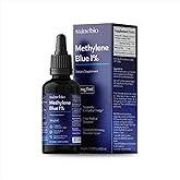 SAINEBIO Methylene Blue for Human Supplement, Pharmaceutical Grade Liquid Drops, 1% USP Grade, 2 FL OZ, for Energy, Memory, Focus Support