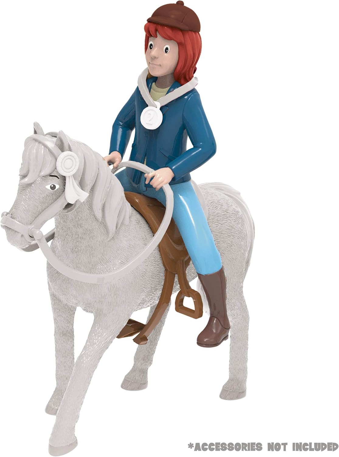 CRAZE Bibi and Tina Figures Riding Tina - Rider Toy Figure with Saddle & Zamzeug Horse Toy Girls & Boys from 3 Years 29954 - Image 3