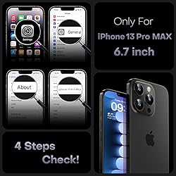 TOCOL Magnetic for iPhone 13 Pro Max Case, Upgraded
