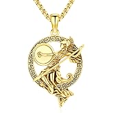 Mythology Witchy Jewelry for Women Men 925 Silver | Witches Knot, Tetragrammaton, Hecate, Lilith, Triple Moon Goddess, Pentagram Necklace Witch Pagan Wiccan Witchcraft Amulet