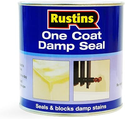 Rustins Damp Seal Paint 250ml Water-Resistant Primer for Walls Ceilings