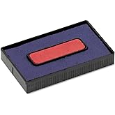 COSCO Felt Replacement Ink Pad for 2000plus Economy Message Dater, Red/Blue