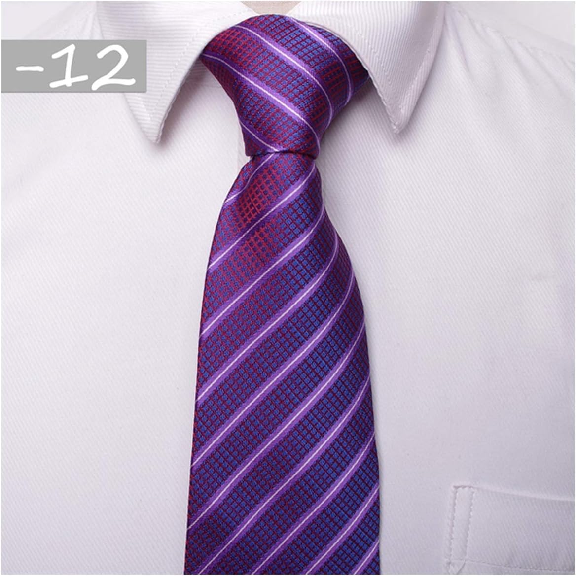 Classic Men Business Formal Wedding Tie 8cm Stripe Neck Tie Fashion Shirt Dress Accessories