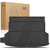 3W Cargo Liner for 2025 2026 Subaru Forester (Not Fit Hybrid & Wilderness), TPE All Weather Custom Fit Car mats for 2025 2026 Forester Cargo Liner Anti-Slip Heavy Duty Accessorious, Black