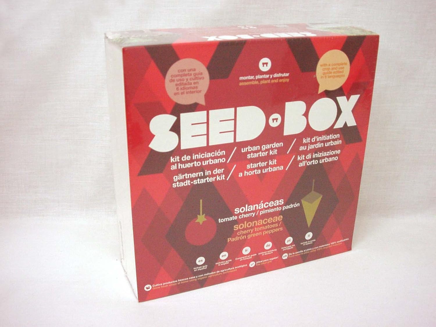 SEED BOX KIT HUERTO URBANO SOLANACEAS TOMATES CHERRY PIMIENTOS DE ...