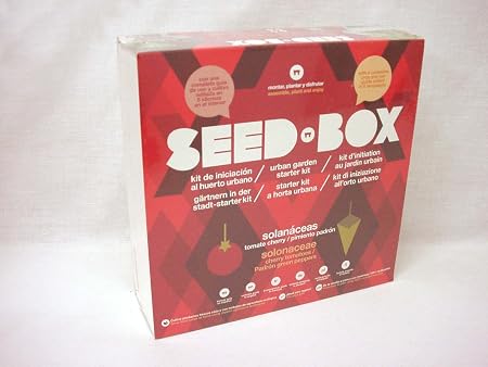 SEED BOX KIT HUERTO URBANO SOLANACEAS TOMATES CHERRY PIMIENTOS DE ...