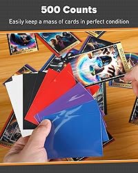Uniclife 500 Counts MTG Card Sleeves Colored Matte
