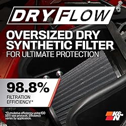 K&N Cold Air Intake System: Dry-Flow Air