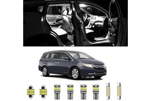 AWALITED 18pcs Odyssey Interior LED Lights Kit Super Bright LED Map Dome Light Bulbs for 2011 2012 2013 2014 2015 2016 2017 Honda Odyssey All Models