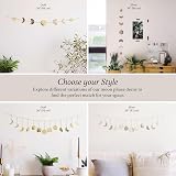 BASE ROOTS Moon Phase Gold Wall Decor 34" Boho Celestial Wall Art view 9