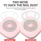 MelodySusie Professional Nail Dust Collector SPro 4000RPM Pink view 5