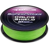 KastKing Superpower ColorShield Braided Fishing Line, Completely Colorfast | 100% Solution-Dyed UHMWPE Fiber, Smooth Casting, Strong Superline, High Abrasion Resistance, Sensitive, Near Zero Stretch