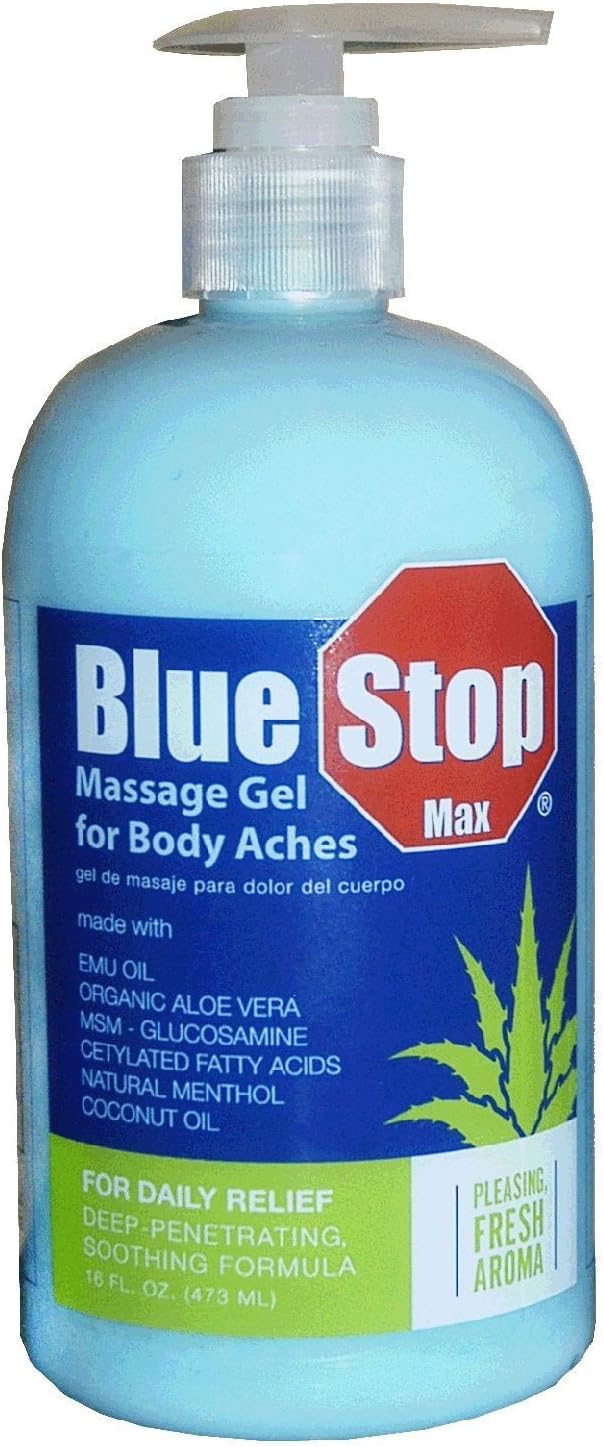 16 oz. BlueStop MAX Pain Relief Formula