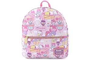 Loungefly Sanrio Hello Kitty Kawaii Convertible Double Strap Shoulder Bag Handbag Purse