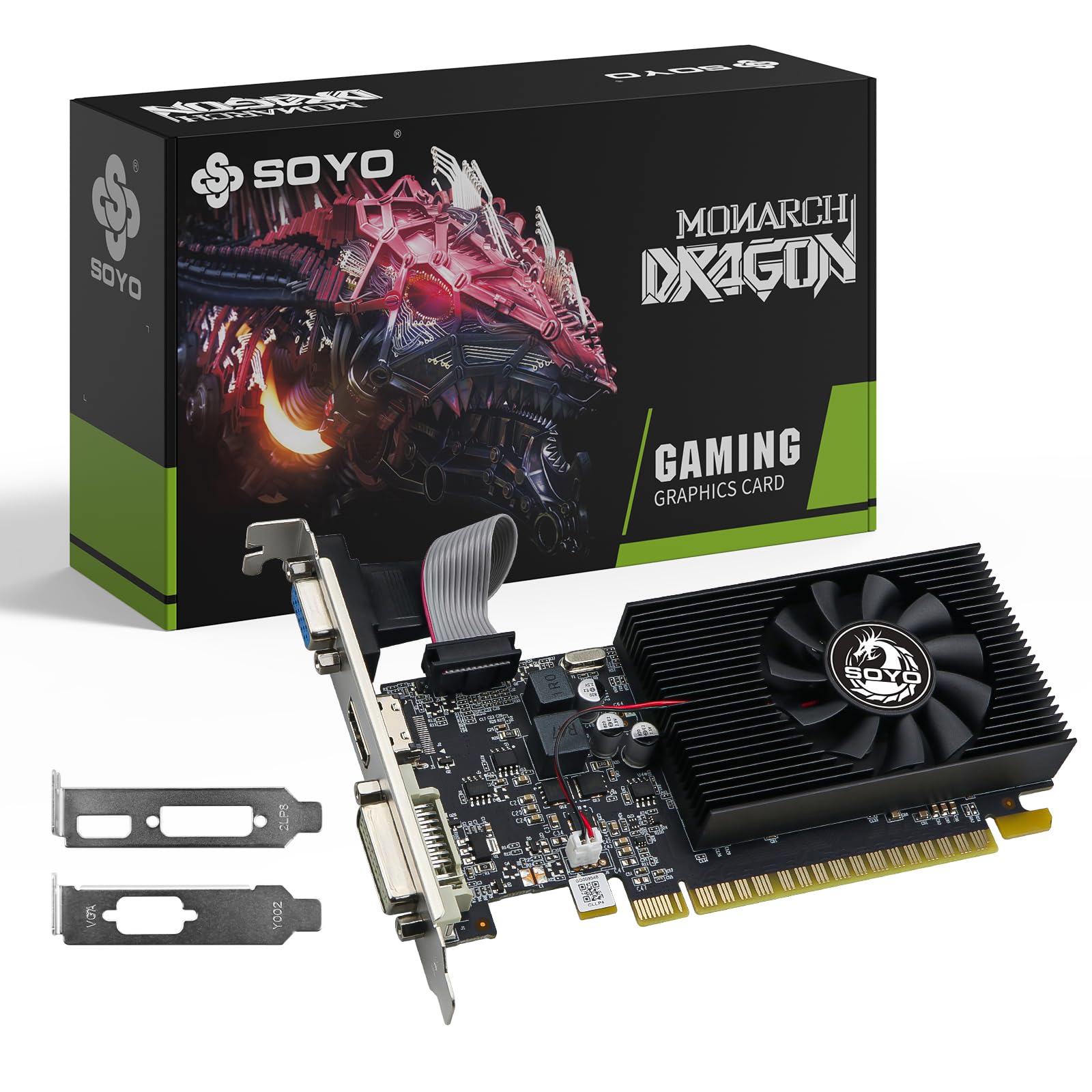 SOYO GeForce GT 740 4GB DDR3 Low Profile Graphics Card