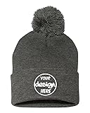 INK STITCH Sp15 Pom Pom Customized Custom Beanies
