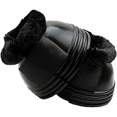 Grewal Equestrian Black Fleece Lined Bell Boots