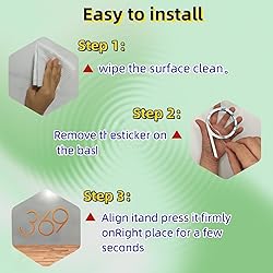 TILUODA 5 inch self-adhesive stainless steel house