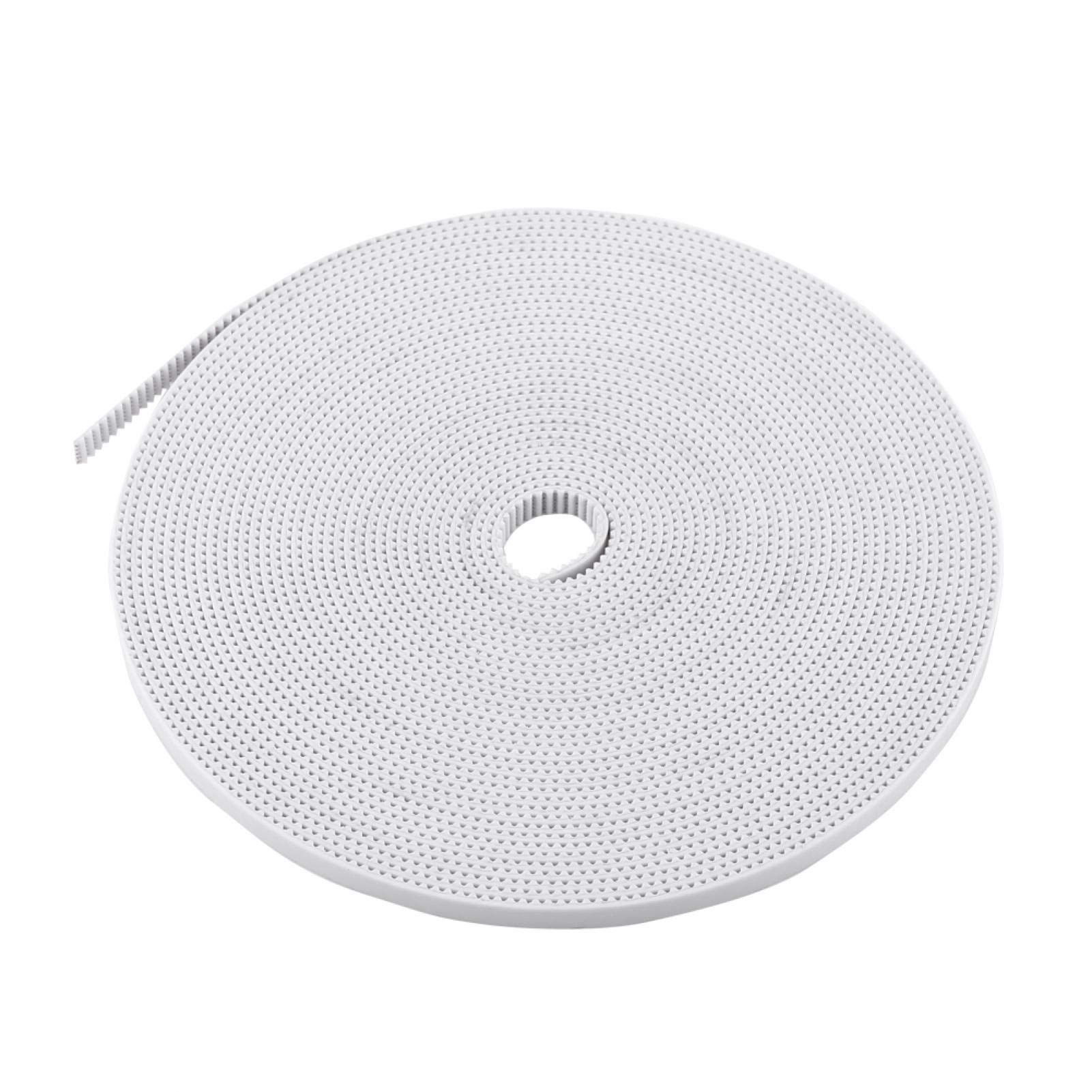 3D Printer Open Timing Belt, 10m S2 Steel White Toothed Cogged for Manual Electric Screwdriver Accessory